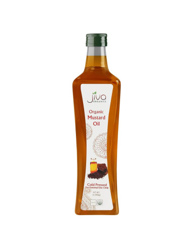 Aceite de Mostaza Orgánico Jiva Organics 1 Litro Puro