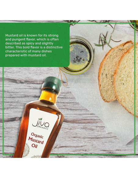 Aceite de Mostaza Orgánico Jiva Organics 1 Litro Puro