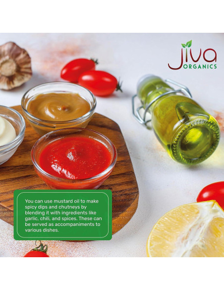 Aceite de Mostaza Orgánico Jiva Organics 1 Litro Puro