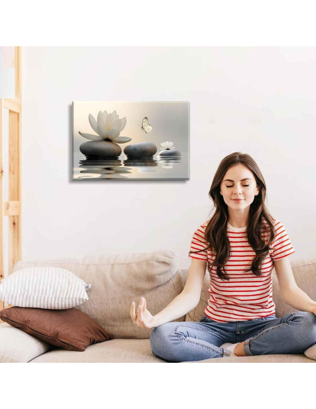 Arte de Pared Zen Lienzo Styfasin 40x30 cm Decoración Moderna