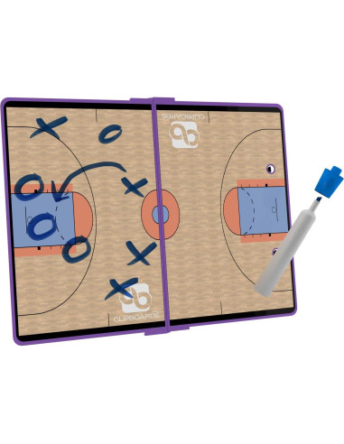 Portapapeles Plegable de Baloncesto The Clipboard Shop Lila