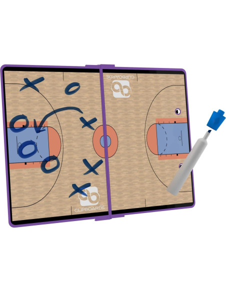 Portapapeles Plegable de Baloncesto The Clipboard Shop Lila