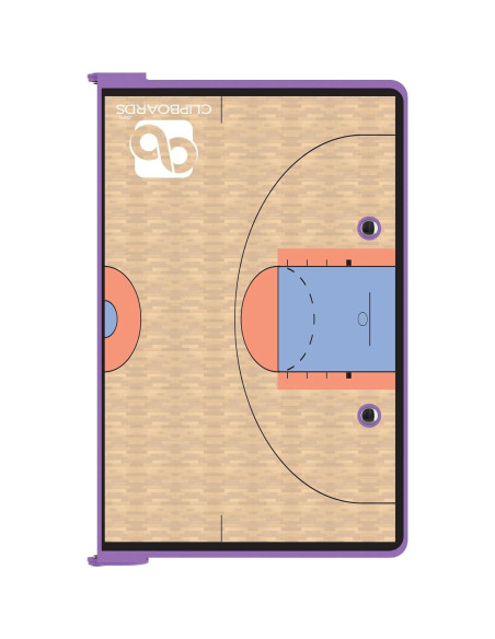 Portapapeles Plegable de Baloncesto The Clipboard Shop Lila