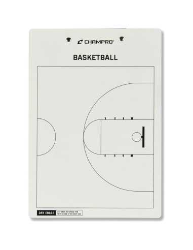 Tablero de Entrenador de Baloncesto Champro A099BK Borrable 30.5x22.9cm