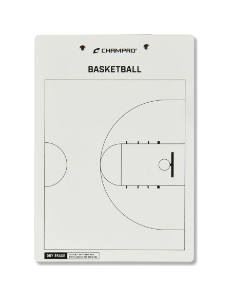 Tablero de Entrenador de Baloncesto Champro A099BK Borrable 30.5x22.9cm