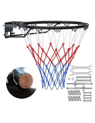 Aro de Baloncesto Airjam 18" Montaje en Pared Acero Resistente