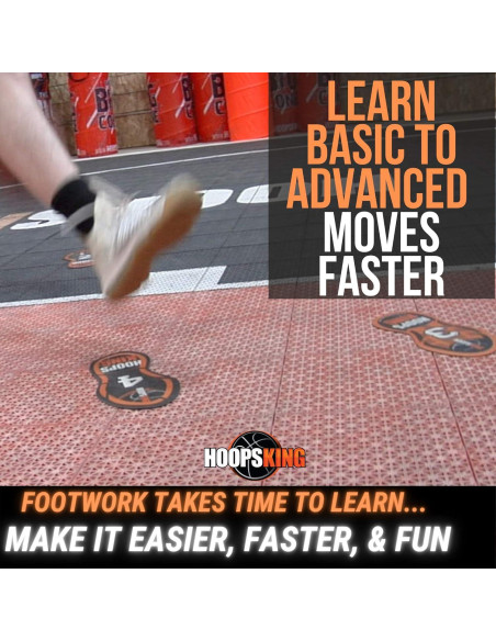 Mat de Entrenamiento de Pasos Baloncesto HoopsKing 121.92cm
