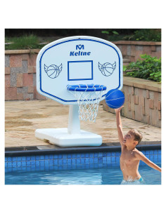 Aro de Baloncesto para Piscina Shenzhenshi 78.7x71.1cm con 2 Pelotas