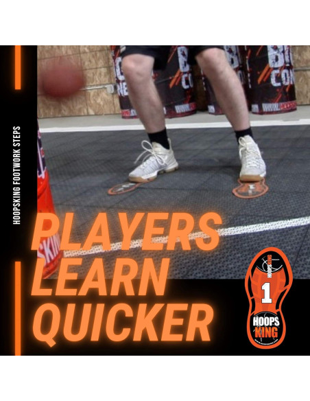 Mat de Entrenamiento de Pasos Baloncesto HoopsKing 121.92cm