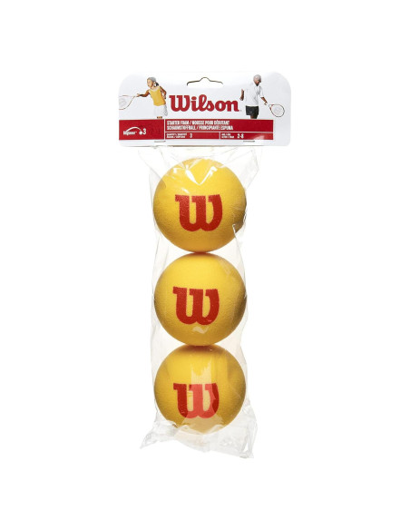 Pelotas de Tenis de Espuma Wilson Starter 3 Unidades 90mm