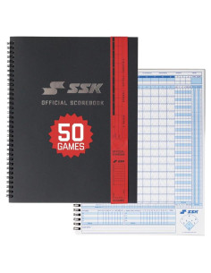 Libro Oficial de Puntuación SSK 50 Juegos Béisbol + Softbol