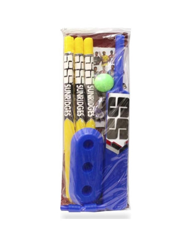 Conjunto de Críquet de Plástico Junior T TABAKH SS - 1 Bate, 3 Wickets, 1 Pelota