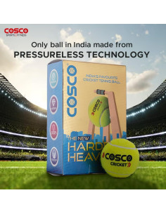 Pelota de Tenis de Cricket Cosco Ligera 500g Verde 2
