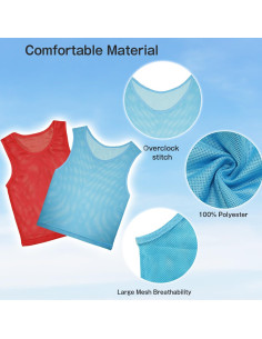 Chalecos de Práctica Layway para Niños y Adultos - Malla Nylon 2
