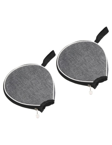 Funda para Palas de Ping Pong PATIKIL - Paquete de 2, Gris