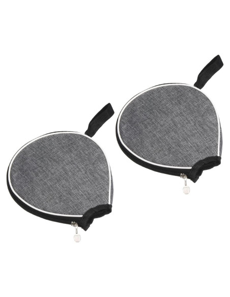 Funda para Palas de Ping Pong PATIKIL - Paquete de 2, Gris