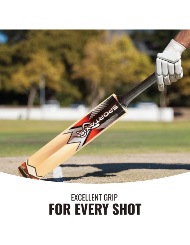 Bate de Cricket de Madera Sportaxis Kashmir Willow 95cm