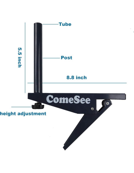 Juego de Red y Postes de Tenis de Mesa Comesee Profesional