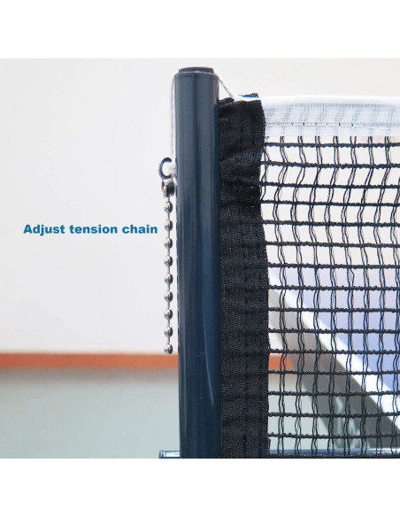 Juego de Red y Postes de Tenis de Mesa Comesee Profesional