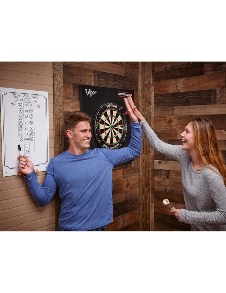 Tablero de Pizarra Blanca Viper para Dardos Cricket y 01
