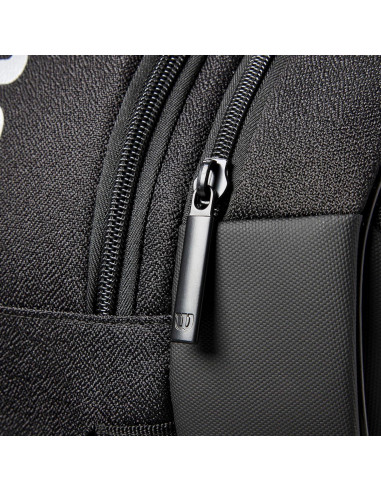 Bolsa de Padel WILSON Bela DNA Super Tour - Hasta 6 Palas, Negra