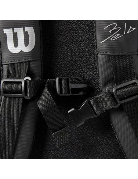 Bolsa de Padel WILSON Bela DNA Super Tour - Hasta 6 Palas, Negra
