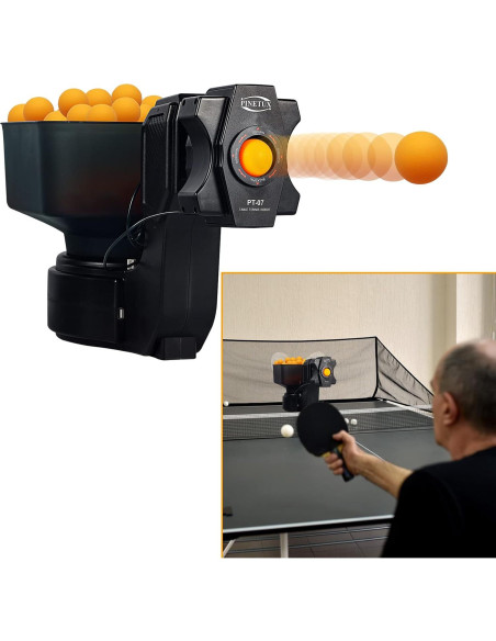 Robot de Tenis de Mesa ZXMOTO PT-07 con 9 Modos de Juego