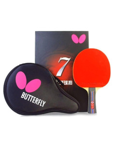 Paleta de Tenis de Mesa Butterfly B702FL Intermedia con Funda