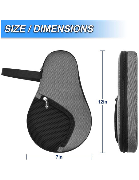 Bolsa de Palas de Tenis de Mesa Cosmos con Bolsillo Malla