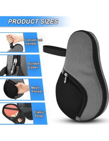 Bolsa de Palas de Tenis de Mesa Cosmos con Bolsillo Malla