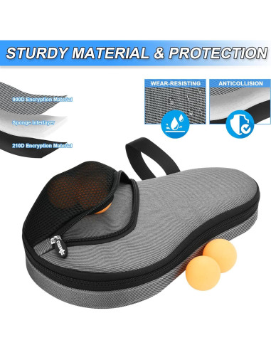 Bolsa de Palas de Tenis de Mesa Cosmos con Bolsillo Malla