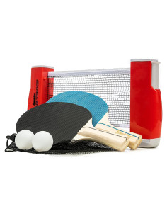 Juego de Tenis de Mesa Portátil Franklin Sports - Red Ajustable + 2 Palas y Pelotas