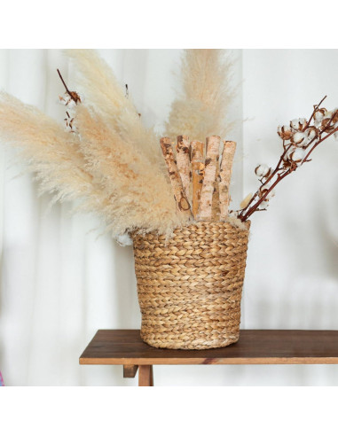 Set de 6 Palos de Madera de Abedul VILLCASE 30cm para Manualidades