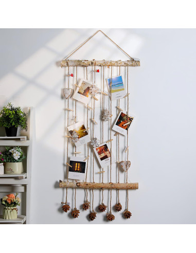 Set de 6 Palos de Madera de Abedul VILLCASE 30cm para Manualidades