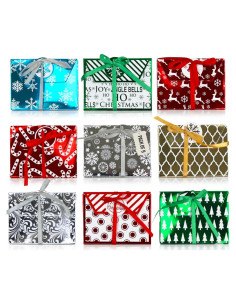 Cajas de Sostenedor de Tarjetas de Regalo Navidad Iconikal 9 Piezas