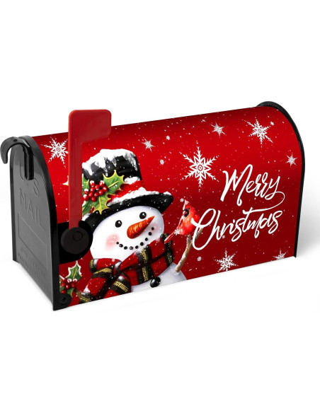 Cubierta de Buzón de Navidad Dacawin Muñeco de Nieve 65x53.3cm