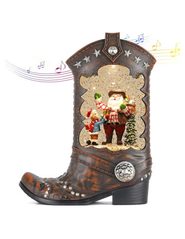 Linterna Bola de Nieve Musical ARMXY Santa Claus 1.5kg