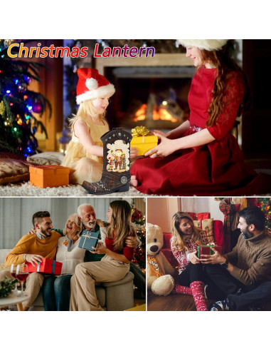 Linterna Bola de Nieve Musical ARMXY Santa Claus 1.5kg