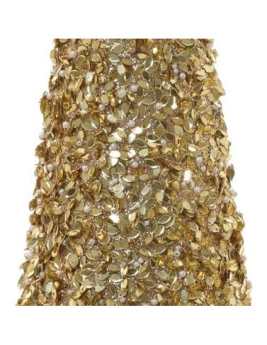 Conjunto 3 Árboles Cónicos Navideños Allstate Dorados 30-61 cm