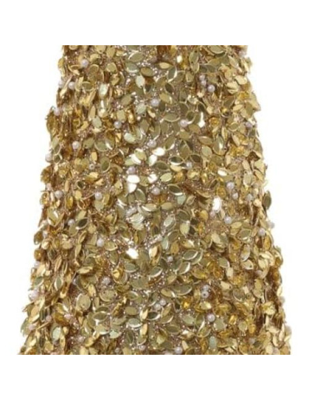 Conjunto 3 Árboles Cónicos Navideños Allstate Dorados 30-61 cm