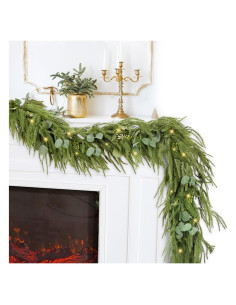 Guirnalda Navideña Sggvecsy 1.83 m Pino Norfolk Artificial