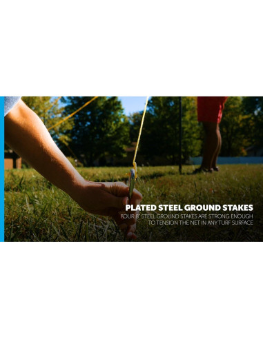 Conjunto de Voleibol Triumph - Poste de Acero, Red 9.75m