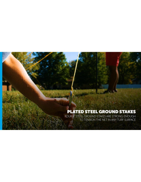 Conjunto de Voleibol Triumph - Poste de Acero, Red 9.75m