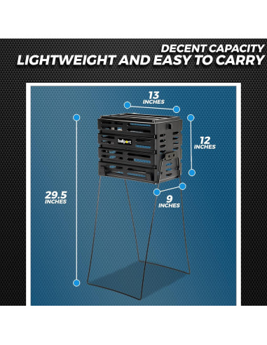 Cesto de Pelotas Tourna Ballport 80 Capacidad Rojo