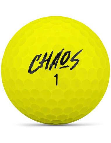 Pelotas de Golf WILSON Chaos 2024 - 24 Unidades Multicolores