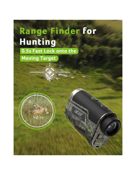 Buscador de Rango Acer SW-RF700 Camo 800m Recargable