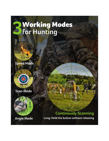 Buscador de Rango Acer SW-RF700 Camo 800m Recargable