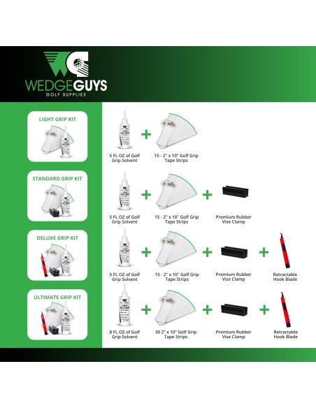 Kit de Agarre de Golf Wedge Guys - Regripado Profesional