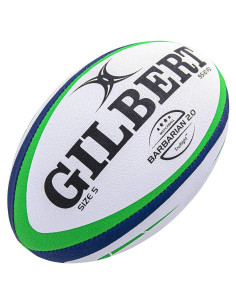 Balón de Rugby Gilbert Barbarian 2.0 Tamaño 5 Cosido a Mano