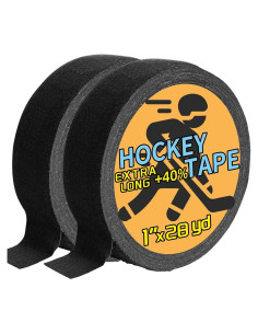 Cinta de Hockey Magsaddle 2 Rollos 2.54 cm x 25.6 m Negra